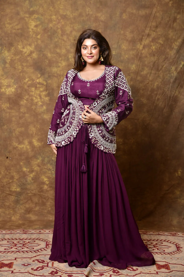 Majestic Maroon Elegance